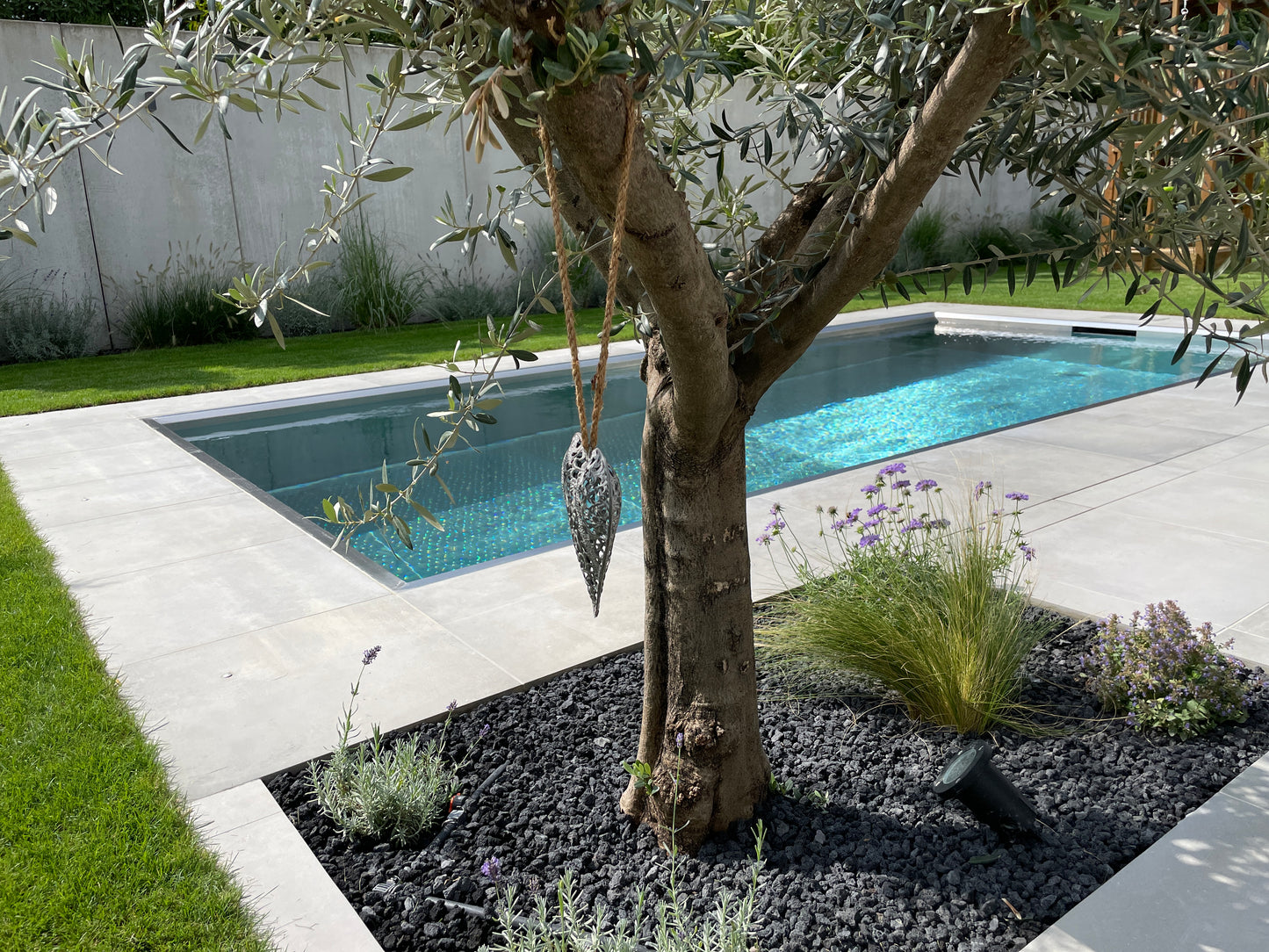 Edelstahlpool 6x3m Wassertiefe 1,40m