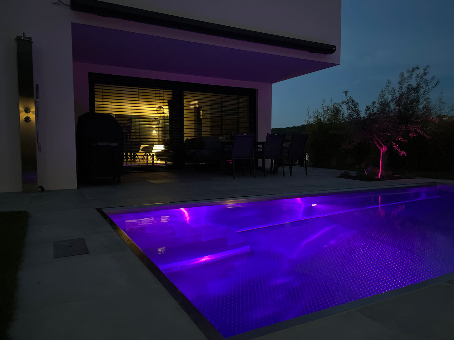 Edelstahlpool 6x3m Wassertiefe 1,40m